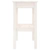 vidaXL Table console Blanc 80x40x75 cm Bois de pin solide