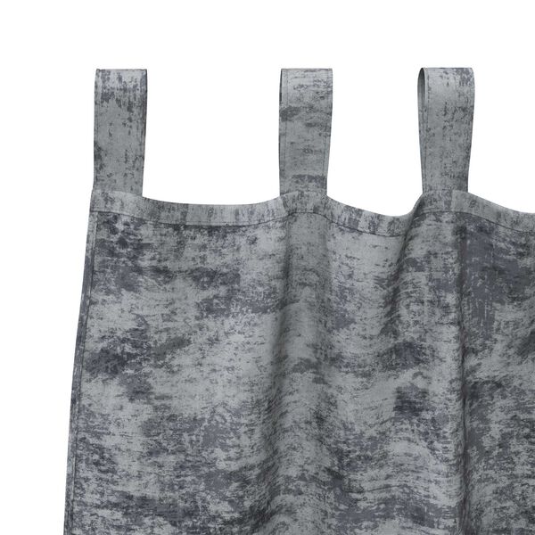 vidaXL Rideaux en velours 2 pcs Gris Argent&eacute; 245 x 140 cm Velours