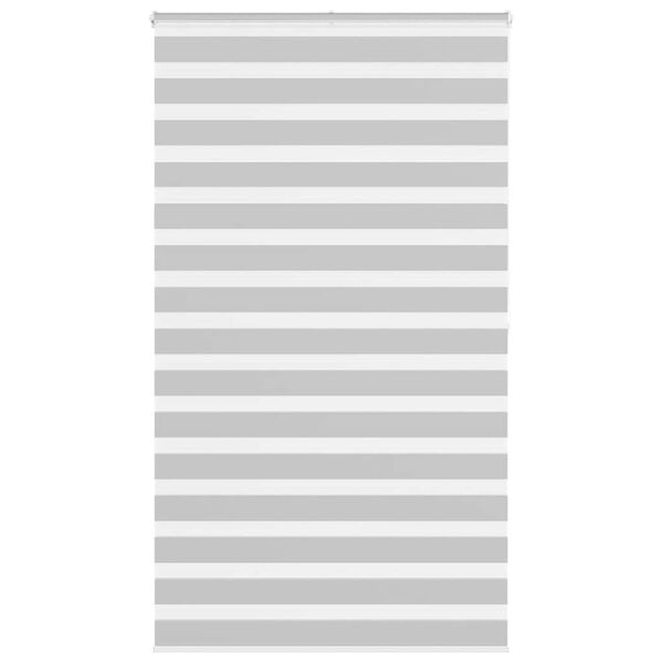 vidaXL Store z&egrave;bre gris clair largeur du tissu 120,9 cm polyester