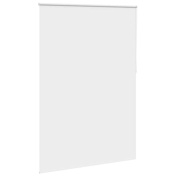 vidaXL Store enrouleur occultant 144,4 x 230 cm, largeur du tissu 140 cm, blanc