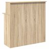 vidaXL Bureau de réception Chêne Sonoma 100x50x103,5 cm Bois d'ingénierie