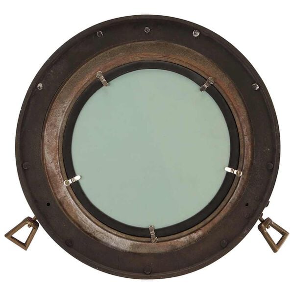 vidaXL Miroir en forme de porthole mural &Oslash;50 cm&nbsp;aluminium et verre