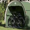vidaXL Tente de rangement pour vélos avec toit Vert 210 x 90 x 174 cm