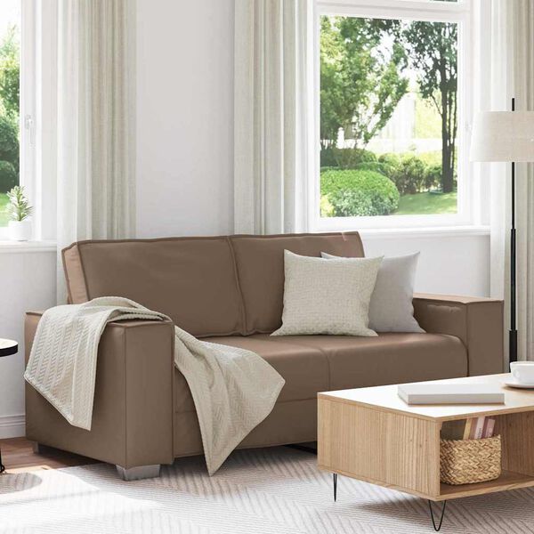 vidaXL Canap&eacute; Cappuccino 180 x 80 x 84 cm tissu