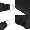 vidaXL Voile d'ombrage 160 g/m&sup2; Noir 2x2,5 m PEHD