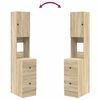 vidaXL Armoire de cuisine Beige 35 x 50 x 180 cm Bois d'ingénierie