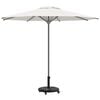 vidaXL Pied de parasol Noir &Oslash;38-48 mm PE, b&eacute;ton et fer