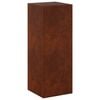 vidaXL Support de Plante Rouill&eacute; 30 x 30 x 80 cm Acier patin&eacute;