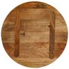 vidaXL Dessus de table &Oslash; 60x2,5 cm rond bois de manguier massif