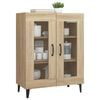 vidaXL Buffet ch&ecirc;ne sonoma 69,5x34x90 cm bois d'ing&eacute;nierie