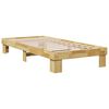 vidaXL Cadre de lit sans matelas 80x200 cm bois massif de ch&ecirc;ne