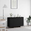vidaXL Buffet Noir 120 x 41 x 75 cm Bois d'ing&eacute;nierie
