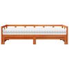 vidaXL Lit de jour et lit gigogne et matelas 90x190 cm bois pin massif