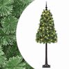 vidaXL Sapin de No&euml;l artificiel articul&eacute; avec boules 120 cm 150 LED
