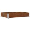 vidaXL Collier de palette marron 120x80 cm bois de pin solide