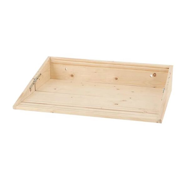 Esschert Design Bar mural avec &eacute;tag&egrave;re rabattable S Naturel