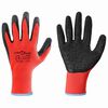 vidaXL Gants de Travail 24 pi&egrave;ces Rouge et Noir 9 / l