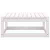 vidaXL Salon de jardin 7 pcs Blanc Bois de pin massif