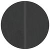 vidaXL Tapis de piscine &Oslash; 244 cm (2 mm) Rond Tissu non tiss&eacute; Noir