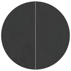 vidaXL Tapis de piscine &Oslash; 244 cm (2 mm) Rond Tissu non tiss&eacute; Noir