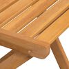 vidaXL Chaises de bistrot pliantes lot de 6 bois d'acacia solide