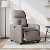 vidaXL Fauteuil inclinable &eacute;lectrique Taupe Tissu