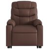 vidaXL Fauteuil inclinable marron similicuir