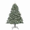vidaXL Sapin de Noël artificiel avec 300 LED Vert 140 x 140 x 210 cm