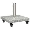 vidaXL Pied de parasol Gris 45 x 45 x 45 cm Granite