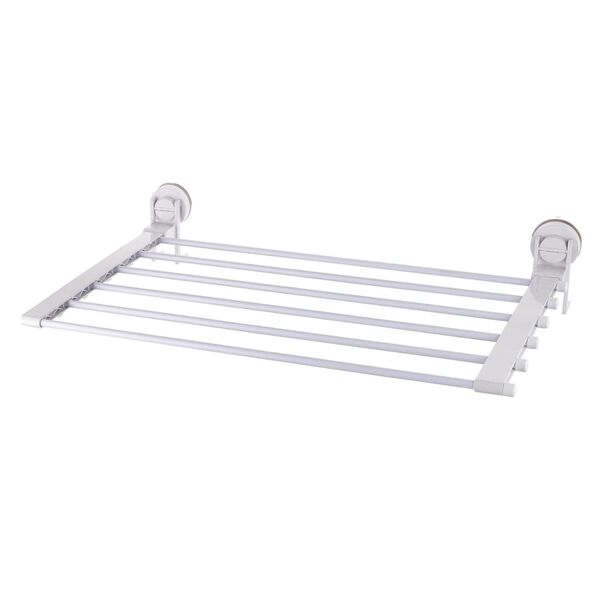 RIDDER Porte-linge Vacuumcap Ela inclut les clips Blanc