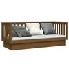 vidaXL Lit de jour sans matelas marron miel 75x190 cm bois pin massif