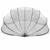 vidaXL Dôme de piscine Transparent 592 x 590 x 275 cm PVC