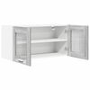 vidaXL Armoire suspendue Gris Sonoma et Blanc 80 x 31 x 40 cm