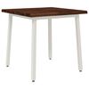vidaXL Table &agrave; manger en bord vivant 70 x 70 x 75 cm