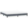 vidaXL Cadre de lit sans matelas gris fonc&eacute; 180x210 cm velours