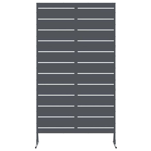 vidaXL Écran de confidentialité Anthracite 100 x 50 x 180 cm Acier