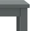 vidaXL Table de chevet gris foncé 35x30x47 cm bois de pin massif