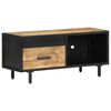 vidaXL Meuble TV 90x30x40 cm Bois de manguier brut