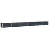 vidaXL Jardini&egrave;re Anthracite 580 x 50 x 45 cm Acier galvanis&eacute;
