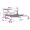 vidaXL Lit biblioth&egrave;que sans matelas 180x200 cm bois massif de pin