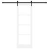 vidaXL Porte coulissante ORKDAL Blanc 73,5 x 211 cm