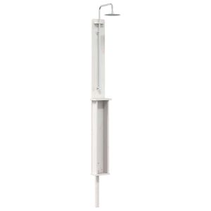 vidaXL Douche d'ext&eacute;rieur 246 cm Blanc
