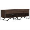 vidaXL Meuble TV chêne marron 122x34x41 cm bois d'ingénierie