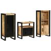 vidaXL Ensemble de mobilier de salle de bain avec &eacute;tag&egrave;re 3 pcs