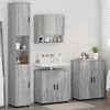vidaXL Ensemble de mobilier de salle de bain 4 pcs Gris Sonoma
