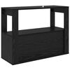 vidaXL Buffet Ch&ecirc;ne noir 80 x 30 x 60 cm Bois d'ing&eacute;nierie