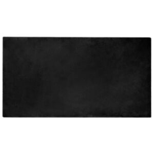 vidaXL Tapis en Fourrure Synth&eacute;tique de Lapin Olite Noir 80 x 150 cm