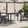 vidaXL Table de jardin Anthracite 101 x 68 x 72 cm Plastique