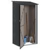 vidaXL Cabanons de jardin Anthracite 103 x 74 x 200 cm M&eacute;tал
