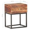 vidaXL Table de chevet 40x30x50 cm Bois d'acacia brut